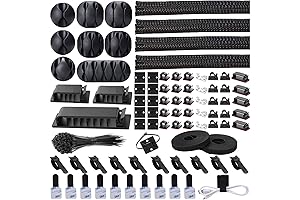 N NOROCME 192 PCS Cable Management Kit: Your Complete PC Accessory Solution