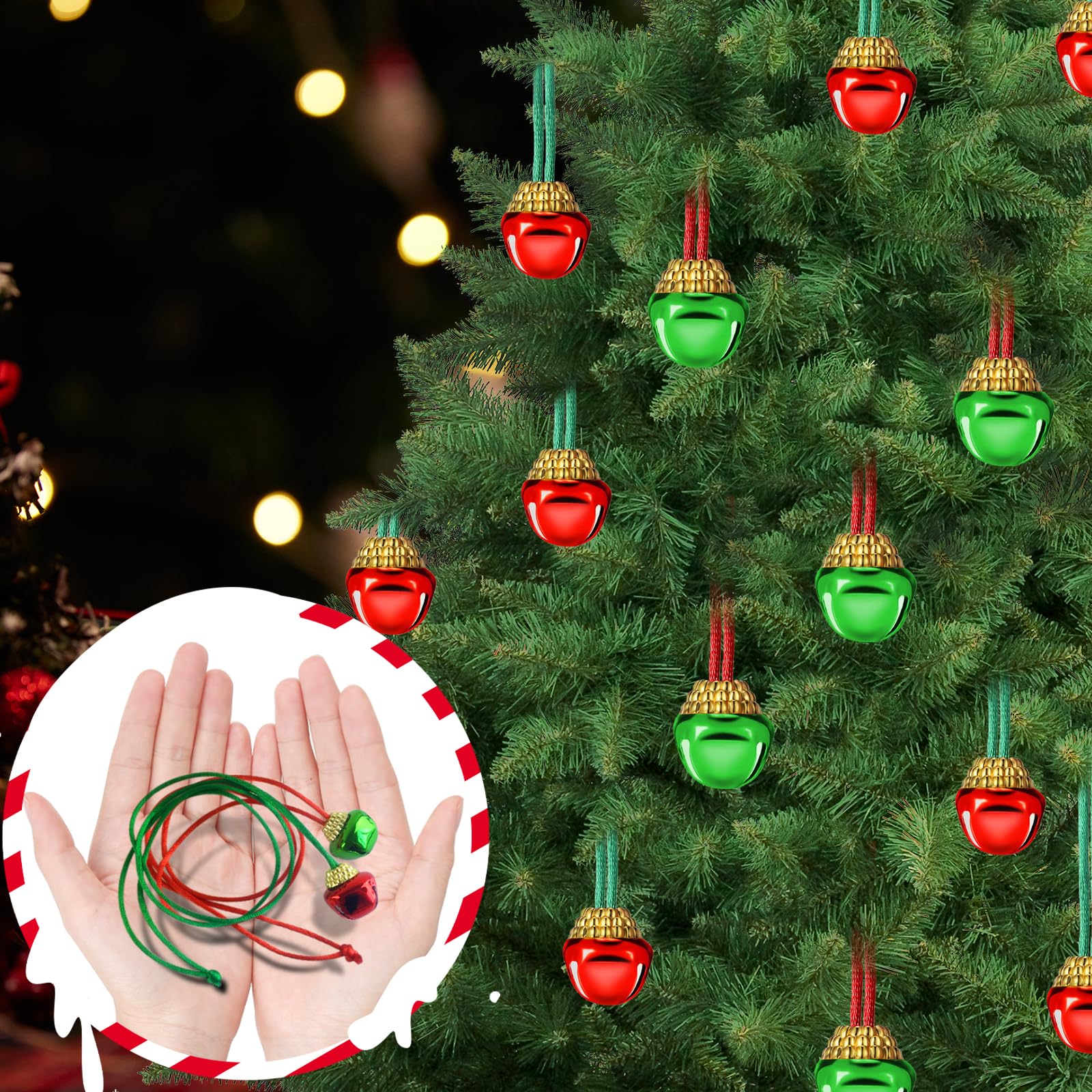100 Campanellini Natalizi Colorati Fai Da Te: Perfetti Per Albero, Ghirlande, Regali E Decorazioni Fai-da-te