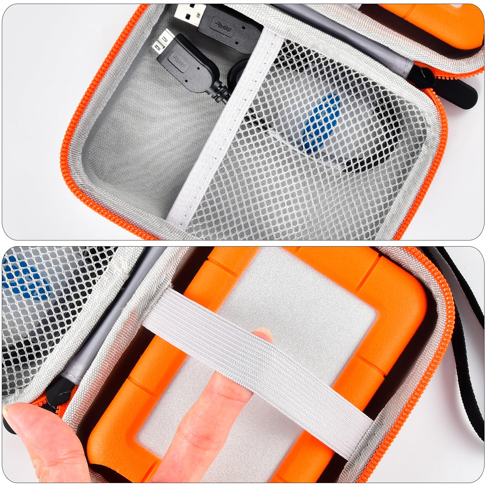 Casmilee Custodia per disco rigido LaCie Rugged/Rugged Mini 1TB/ 2TB/ 4TB/ 5TB Portable Hard Drive External HDD – Solo Borsa