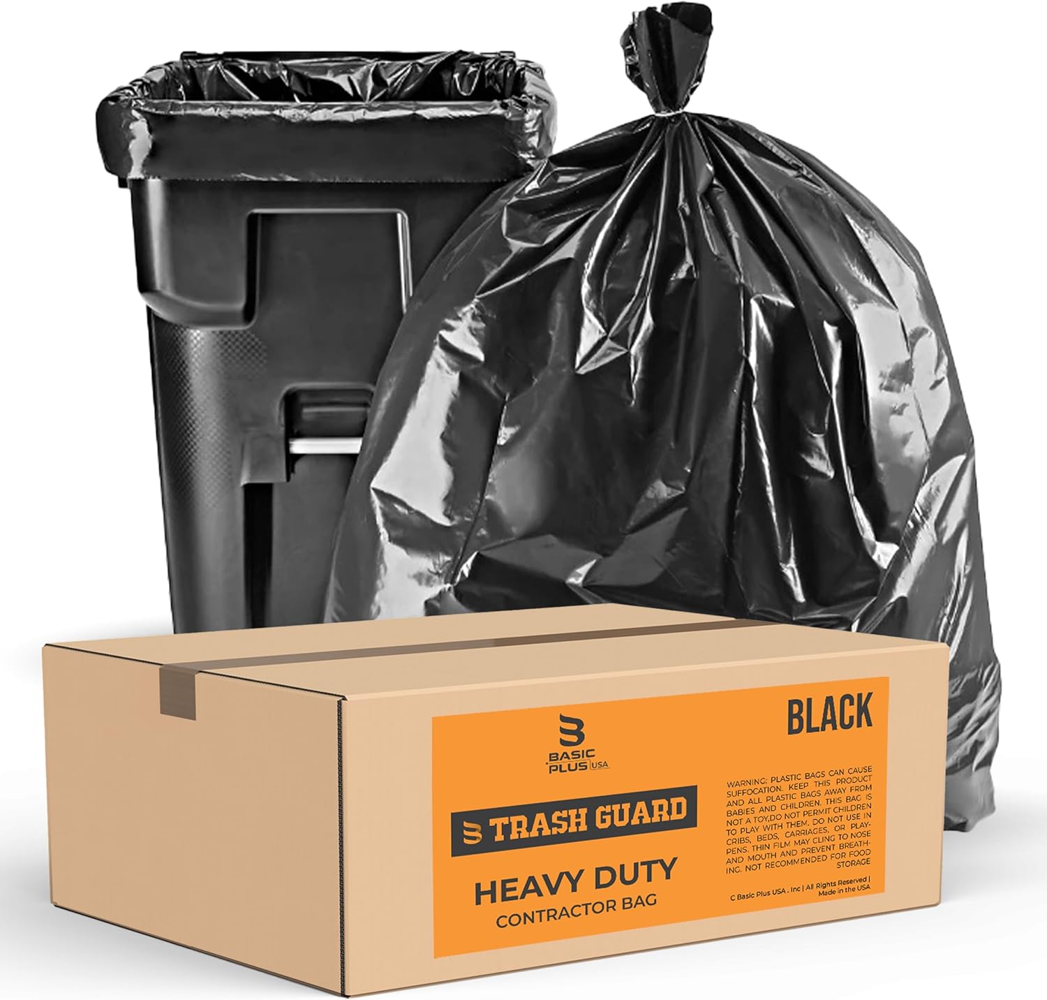 Contractor Trash Bag (Contractor Trash Bag 55 Gallon 3 mil