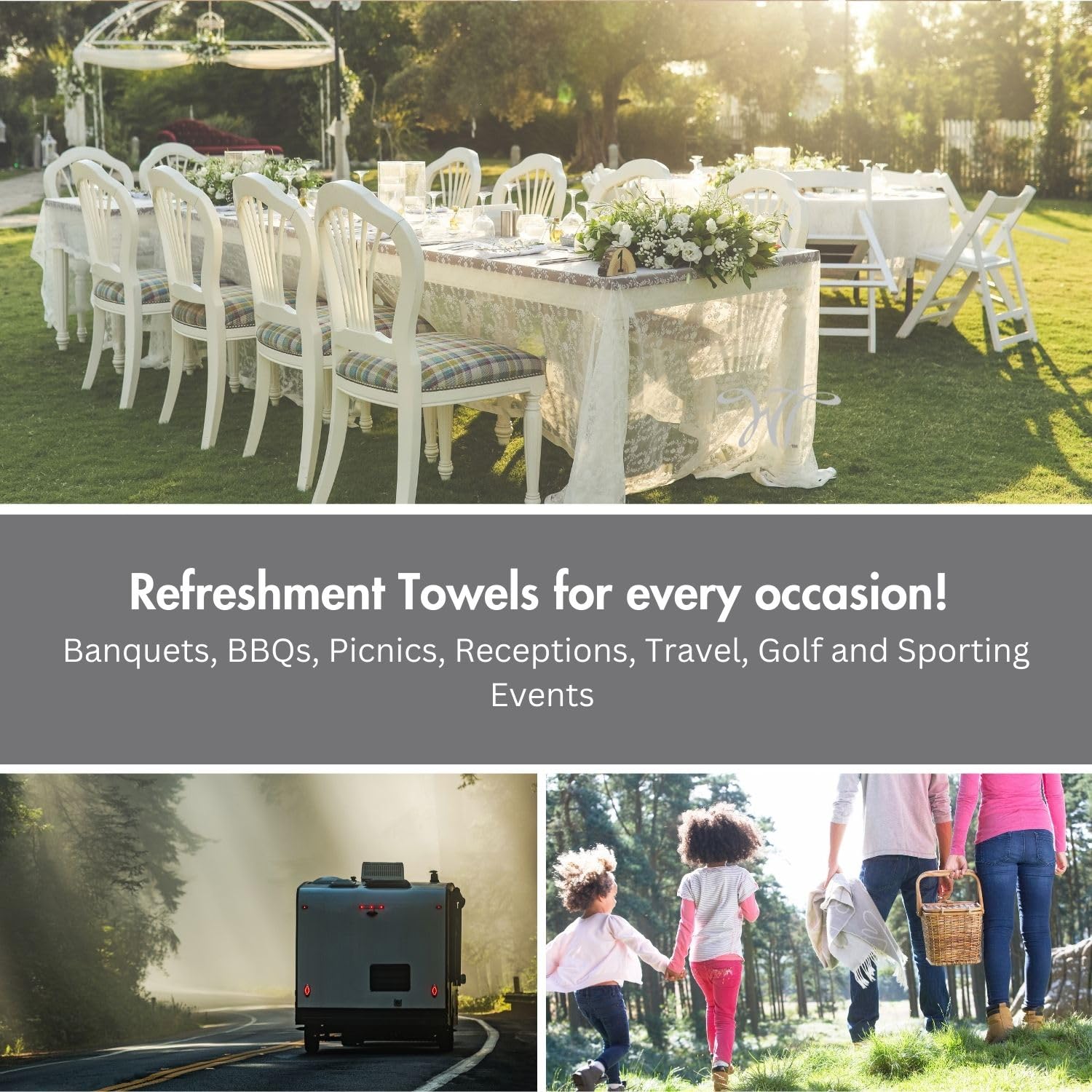 White Towel Services 8" x 8in Moist Cotton Towel Individually Wrapped - Lavender (Case of 50) - Single-Use Oshibori Style Cotton Hospitality Towels