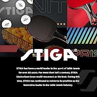 Vista 8 de STIGA Cybershape Eclipse - Pala de ping pong – Raqueta de tenis de mesa de rendimiento profesional – Paleta hexagonal de calidad de torneo