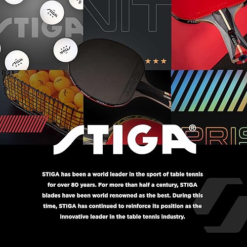 Miniatura 8 de STIGA Cybershape Eclipse - Pala de ping pong  Raqueta de tenis de mesa de rendimiento profesional  Paleta hexagonal de calidad de torneo para giro,