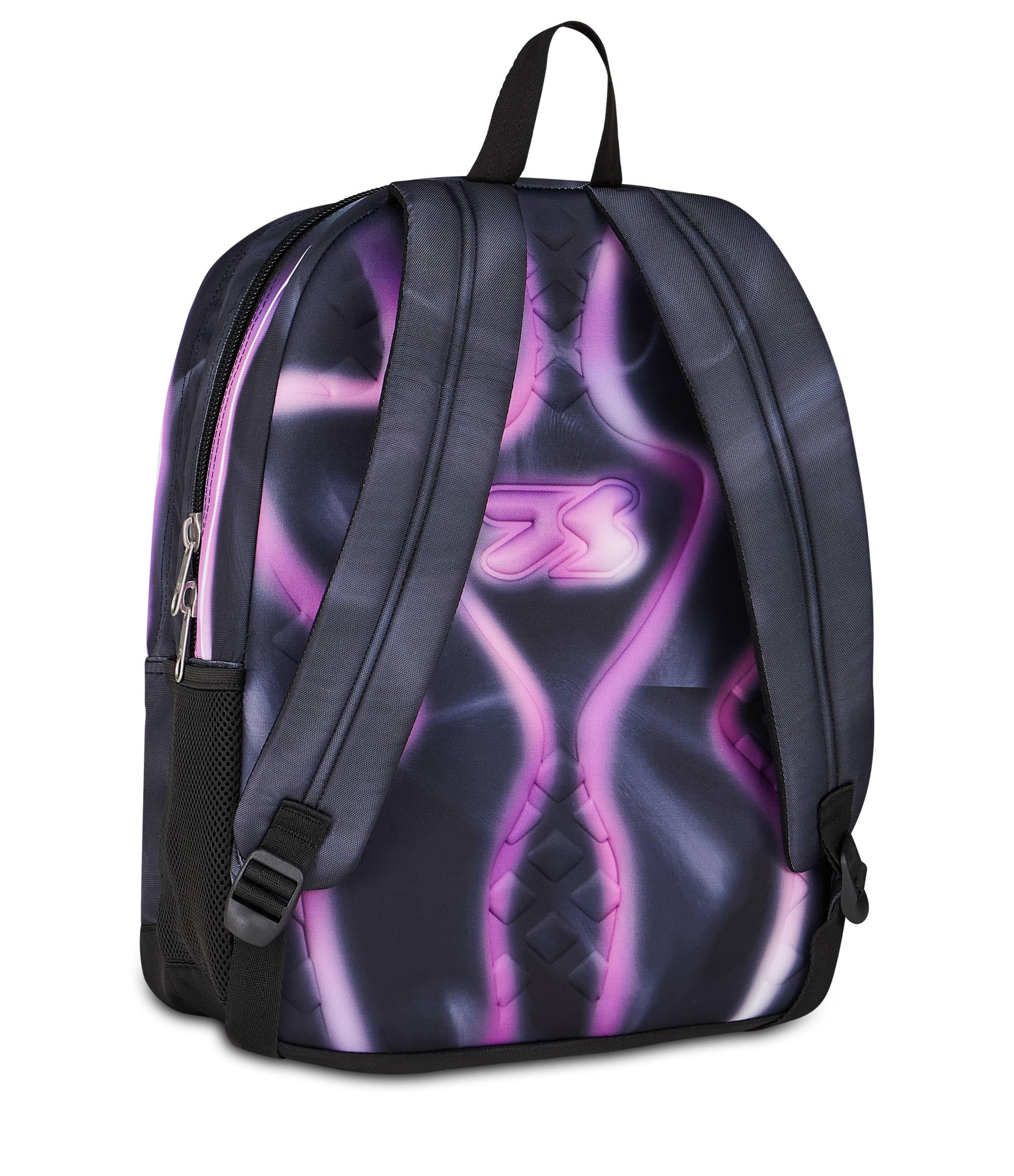 Seven Zaino Scuola FREETHINK, Doppio Scomparto, Nero, 34 L, Multifunzione, Tasca frontale, Tasca laterale portaborraccia, Scomparto Interno porta pc, Scuola media e superiore, Bambina, Ragazza