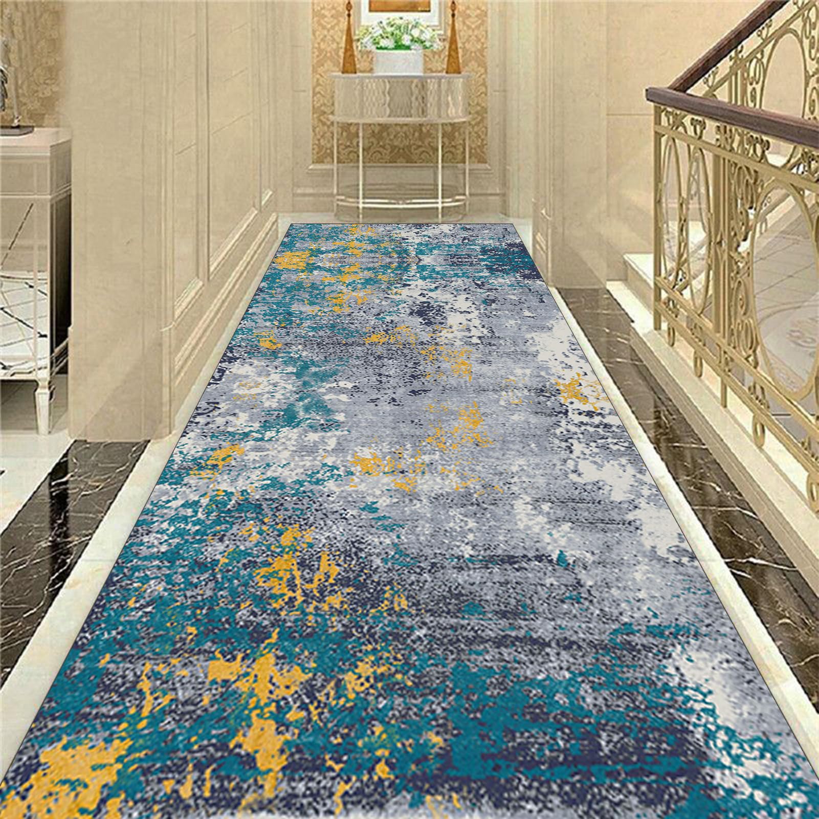 Tapis cuisine devant evier antidérapant et lavable pour couloir