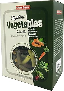 باستا ريجاتوني بالخضارمن جولدن بريز بوزن 400 جرام