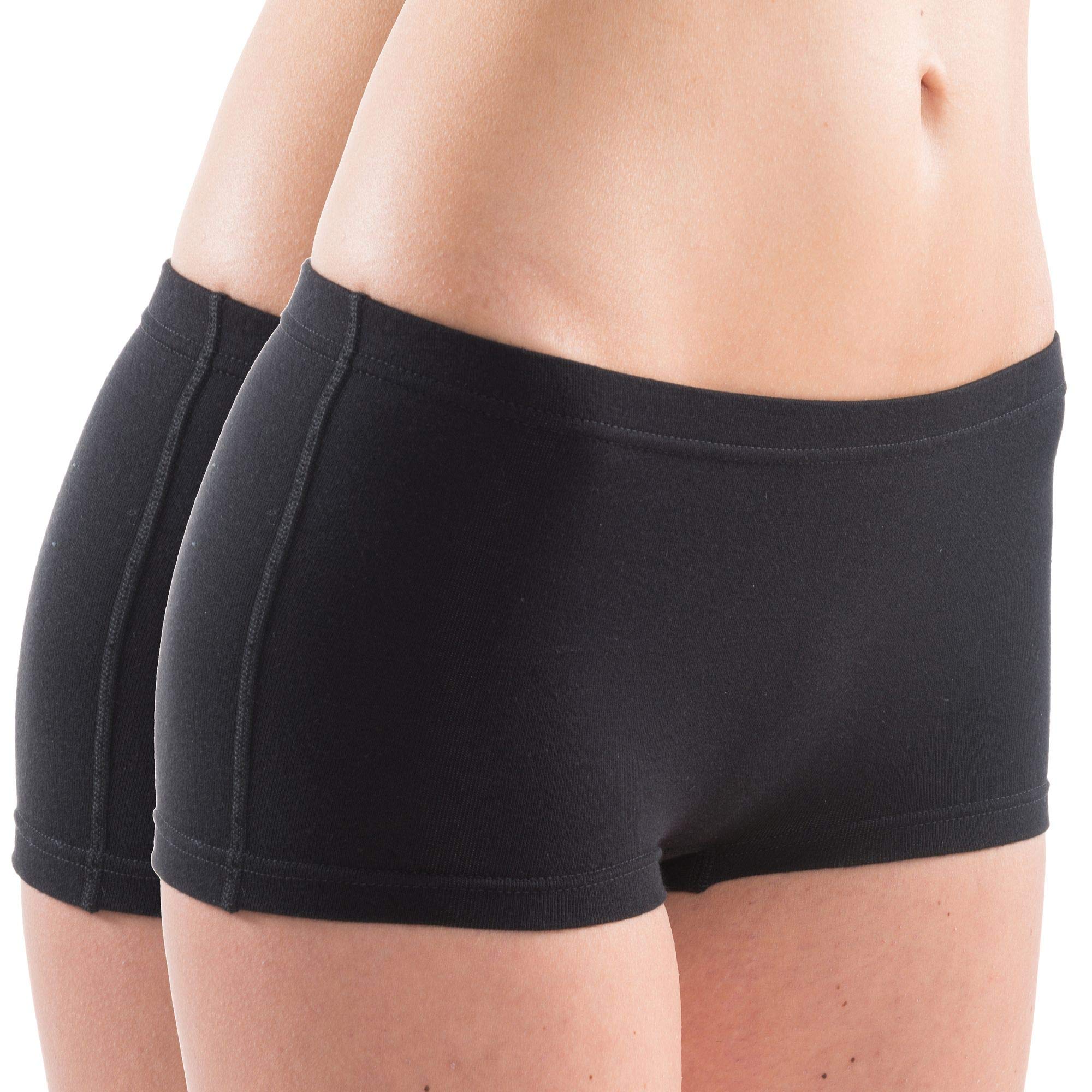 HERMKO 5700 Pack de 2 Pantys en Coton Souple/élasthanne Femme