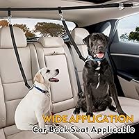 Vista 7 de Sistema de correa resistente para perros, barrera de caja de camión y cable de retención para perros de hasta 150 libras