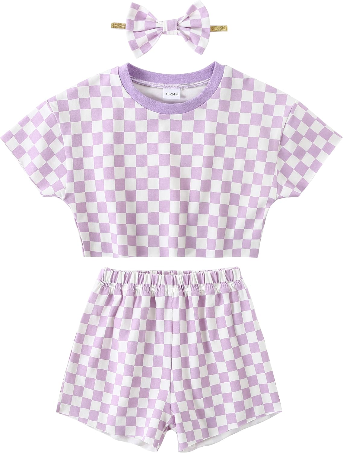 WESIDOM Toddler Girl Clothes Baby Girls Outfits 6M-5T Summer Floral Print Shirt+Shorts+Headband 3pcs Baby Clothing