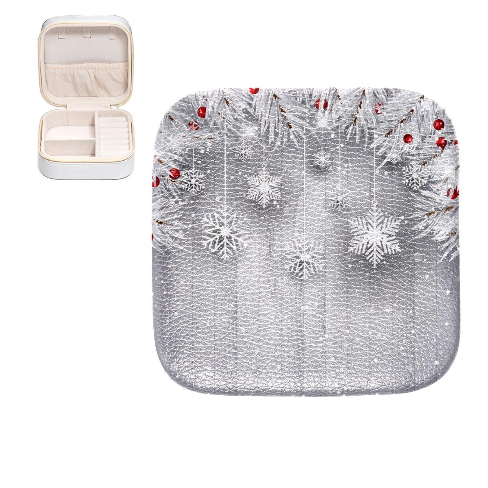 Boîte à bijoux Noël cadeau idéal pour filles et femmes coffret compact festif