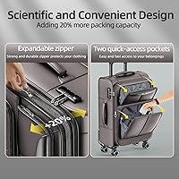 Amazon.com | SHOWKOO Luggage Sets 3 Piece Softside Expandable Amazon.com | SHOWKOO Luggage Sets 3 Piece Softside Expandable