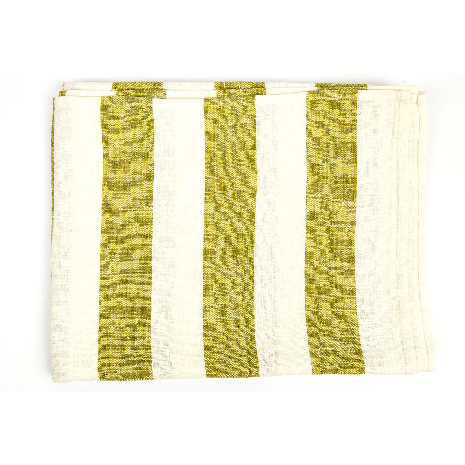 LinenMe Serviette de Bain, 100x134cm, Collection Philippe, en Lin, Vert