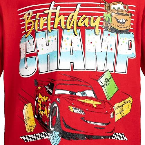 Miniatura 2 de Disney Mickey Mouse Pixar Toy Story Cars Lion King - Camiseta de cumpleaños para niños grandes