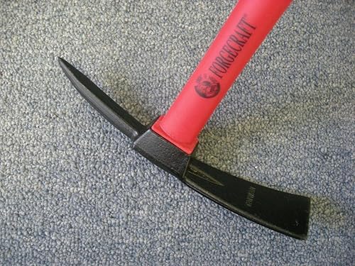 Vista 6 de Forged Prospector's Adze Pick/Weeding Hoe Pick! ¡Hecho en Taiwán!