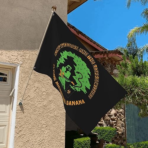 Miniatura 5 de Bandera de mago King de molleja y lagarto de 3 x 5 pies, decoraciones de fiesta para el hogar, casa, jardín, decoración interior al aire libre