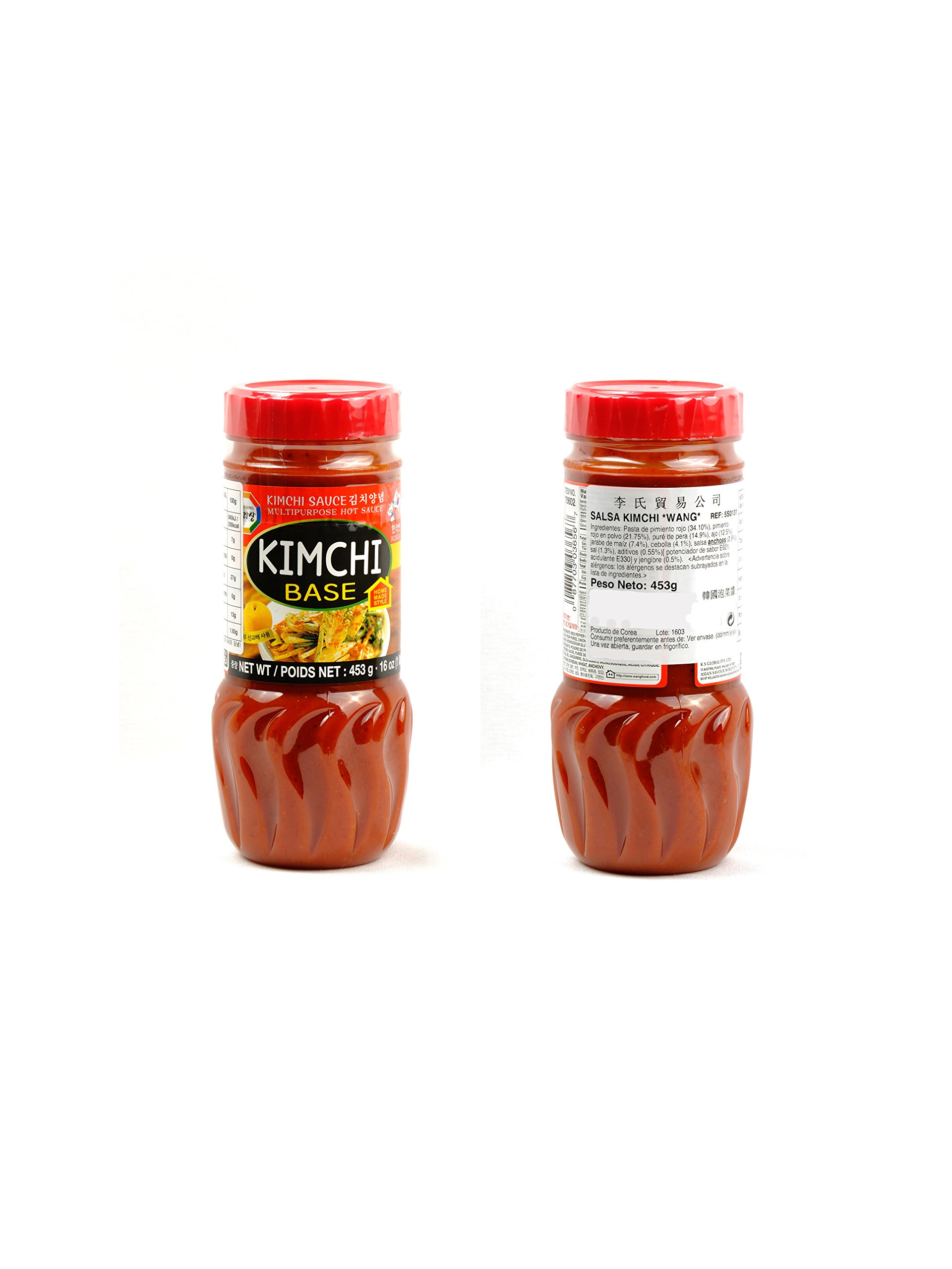 WANG Salsa Kimchi para marinar Verduras Kimchi Base 453g