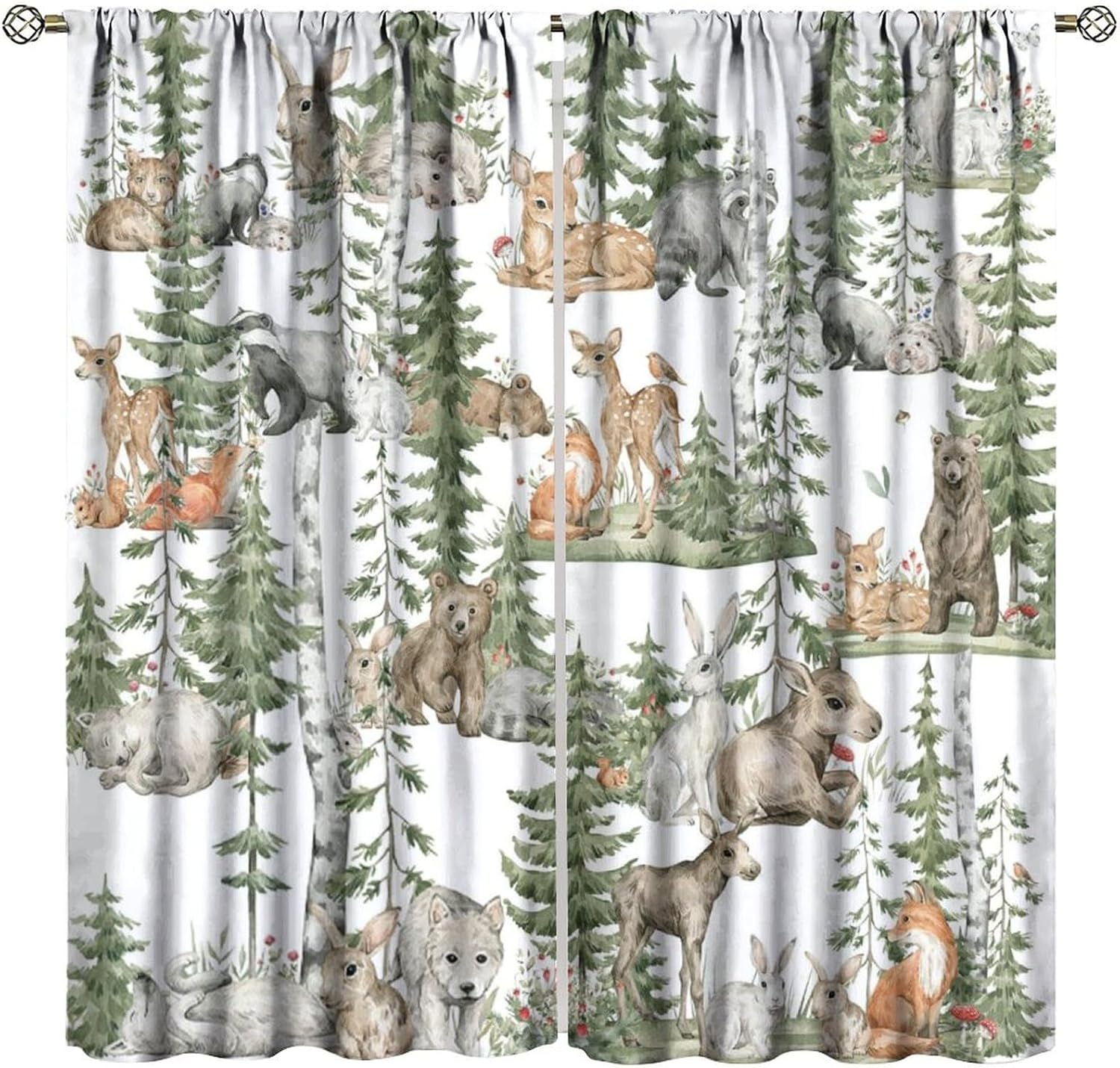 Monster Truck Curtains, Featuring A Flame Pattern Monster Truck Pattern for Kids Boys Girls Room Decor, Print Blackout Drapes for Living Room Bedroom Kitchen 2 Panel Set 21" W X 63" L