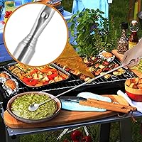 Vista 7 de 2 cucharas telescópicas de acero inoxidable, 24.4 in de largo, cucharas de agitación extensibles para suministros de vajilla de barbacoa