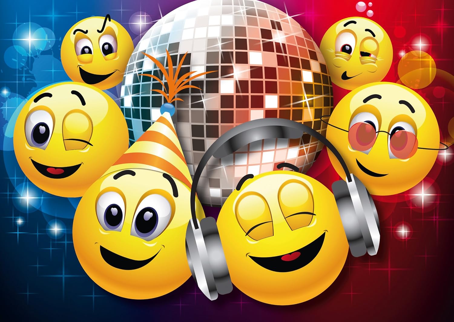 Edition Colibri Smiley Invitations And Ldquo Smiley Party In The Disco And Rdquo Set Of 10funny Smiley Emoji Invitations To Birthday Or Disco By And Copy 103 Amazon In