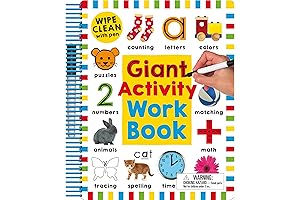 Wipe Clean: Giant Activity Workbook (Dry Erase Books for Kids 5-7)