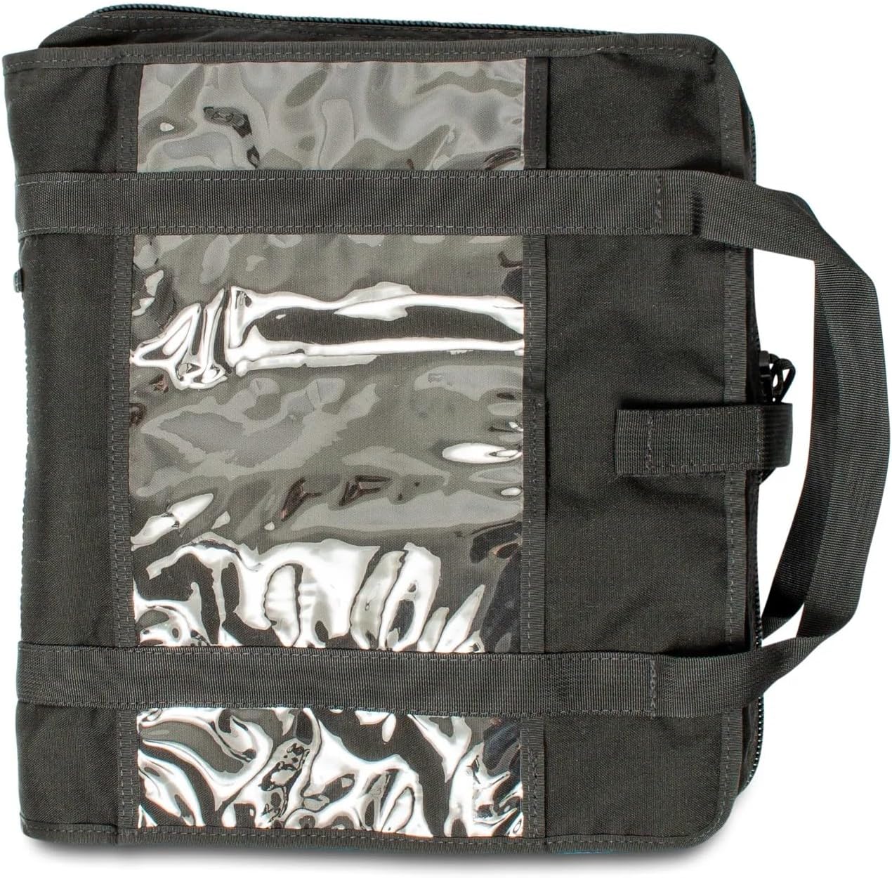 TACTICAL NOTEBOOK COVERS Aircraft Forms Binder Case | Military-Grade Organizer for 1.5" or 2" 3-Ring Binders | Heavy Duty Zipper, Vinyl Pockets | Made in USA (Black)