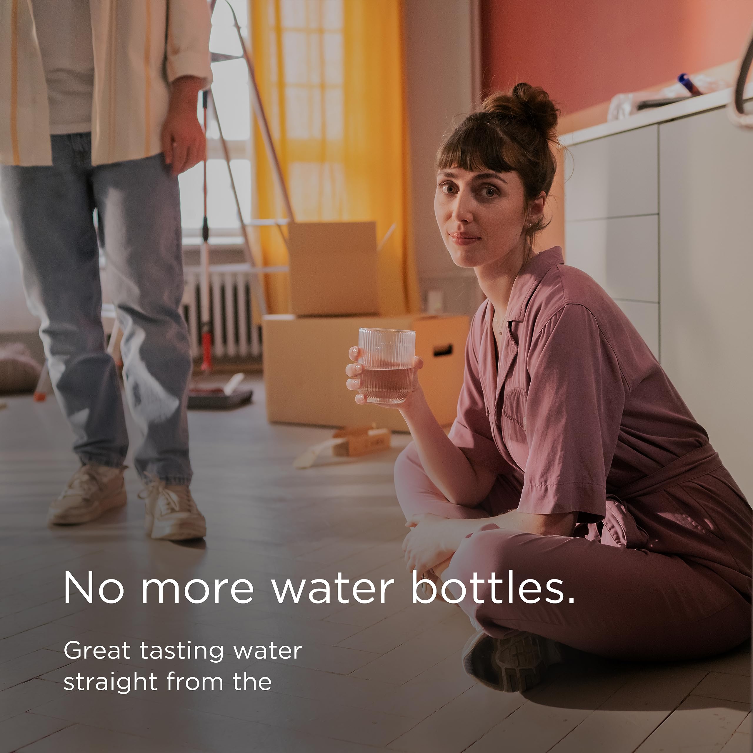 BRITA Mypure SLIM V-MF system filtrów wodnych wraz z 1 wkładem (8000 litrów): filtr pod zlewem do kranu, do wody wolnej od 99,999% bakterii - w tym cyfrowy timer