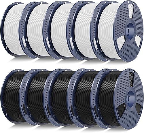 Vista 73 de SUNLU PLA filamento para impresora 3D, 1,75 PLA, precisión dimensional +/- 0.001 in, bobina de 2.2 lb 0.069 in 35.27 oz-pla transparente