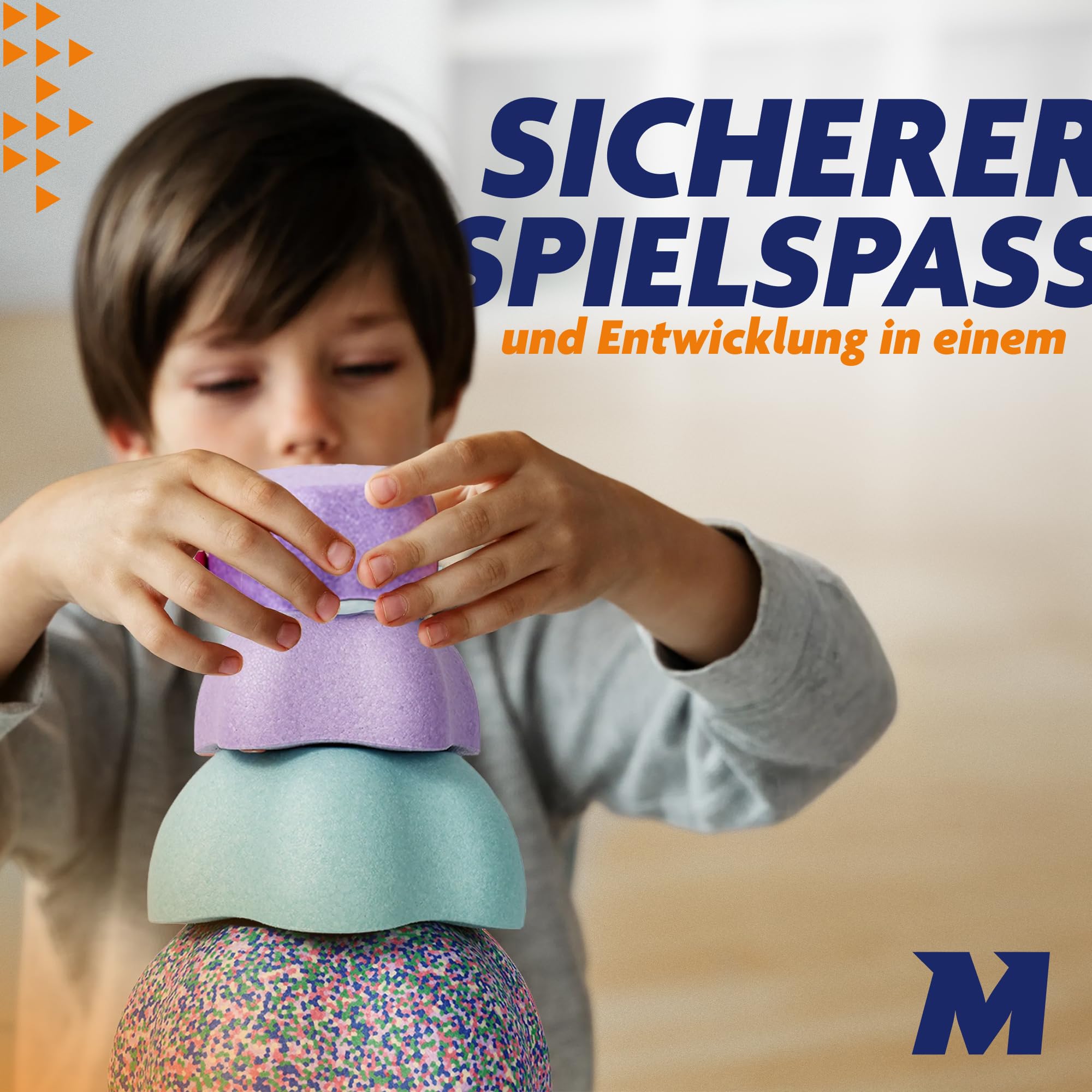 Rocks, Sensorische Balanciersteine für Kinder – 5er Set – Belastbar, Fördert Gleichgewicht, Motorik & Koordination – Indoor & Outdoor