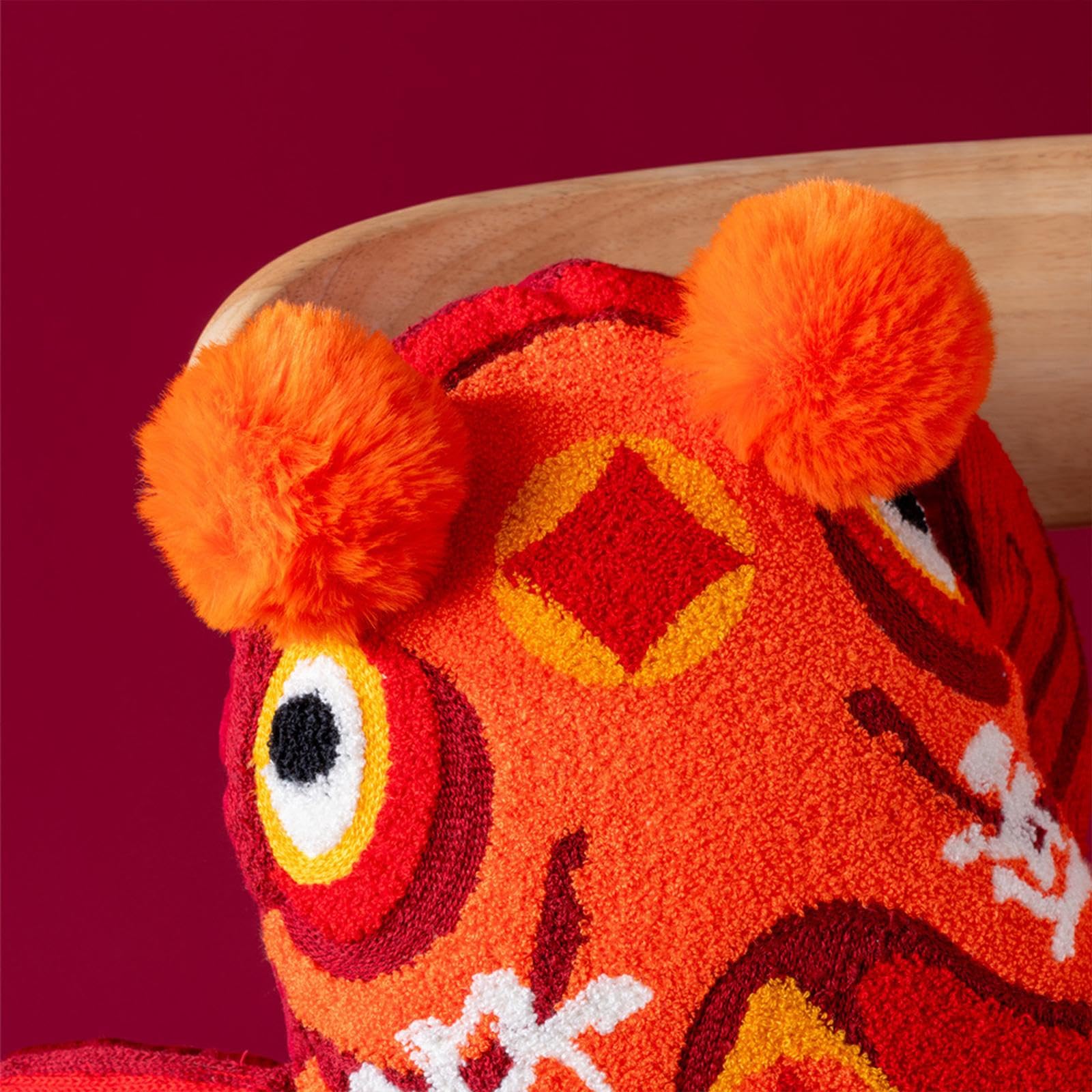 Chiński Nowy Rok, poduszka do rzucania rybą, pluszak, ornament, miękkie rzemiosło, poduszka pod plecy, poduszka w talii, poduszka na sofę, do domu, na imprezę, do biura