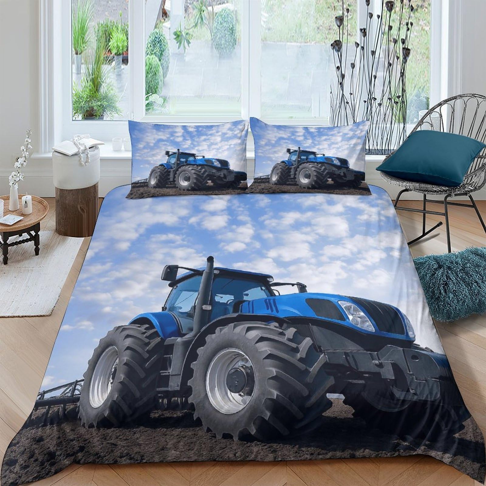 Linge de lit avec fermeture éclair ultra douce pour chambre adulte