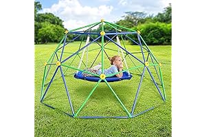 10FT Premium Geo Dome Jungle Gym for Kids: Durable and Easy to Assemble