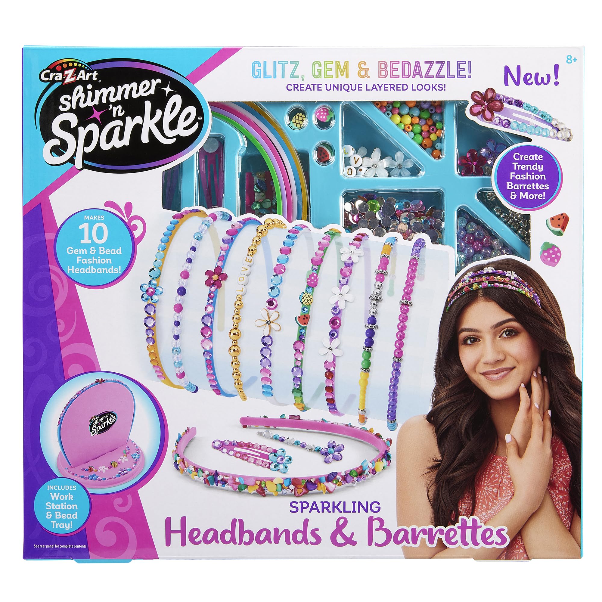 Amazon.com: Shimmer 'N Sparkle Sparkling Headband and Barrettes