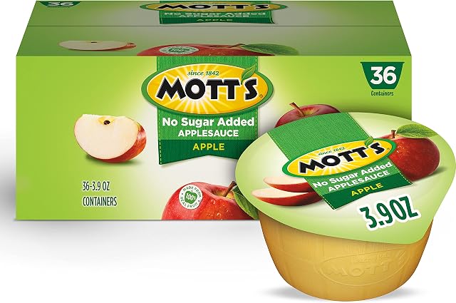 Mott's No Sugar Added Applesauce Good Source Of Vitamin C Cups