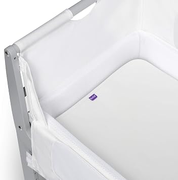 Snüz Crib Waterproof Mattress Protector, Super Soft Brushed Cotton, Machine Washable 40 x 75.5cm