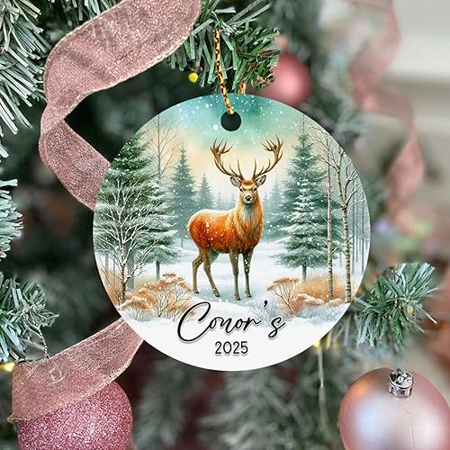 Vista 68 de BigTees Adorno de dinosaurio de Navidad 2023, adornos de Navidad personalizados, adornos de nombre de dinosaurio personalizados, decoración