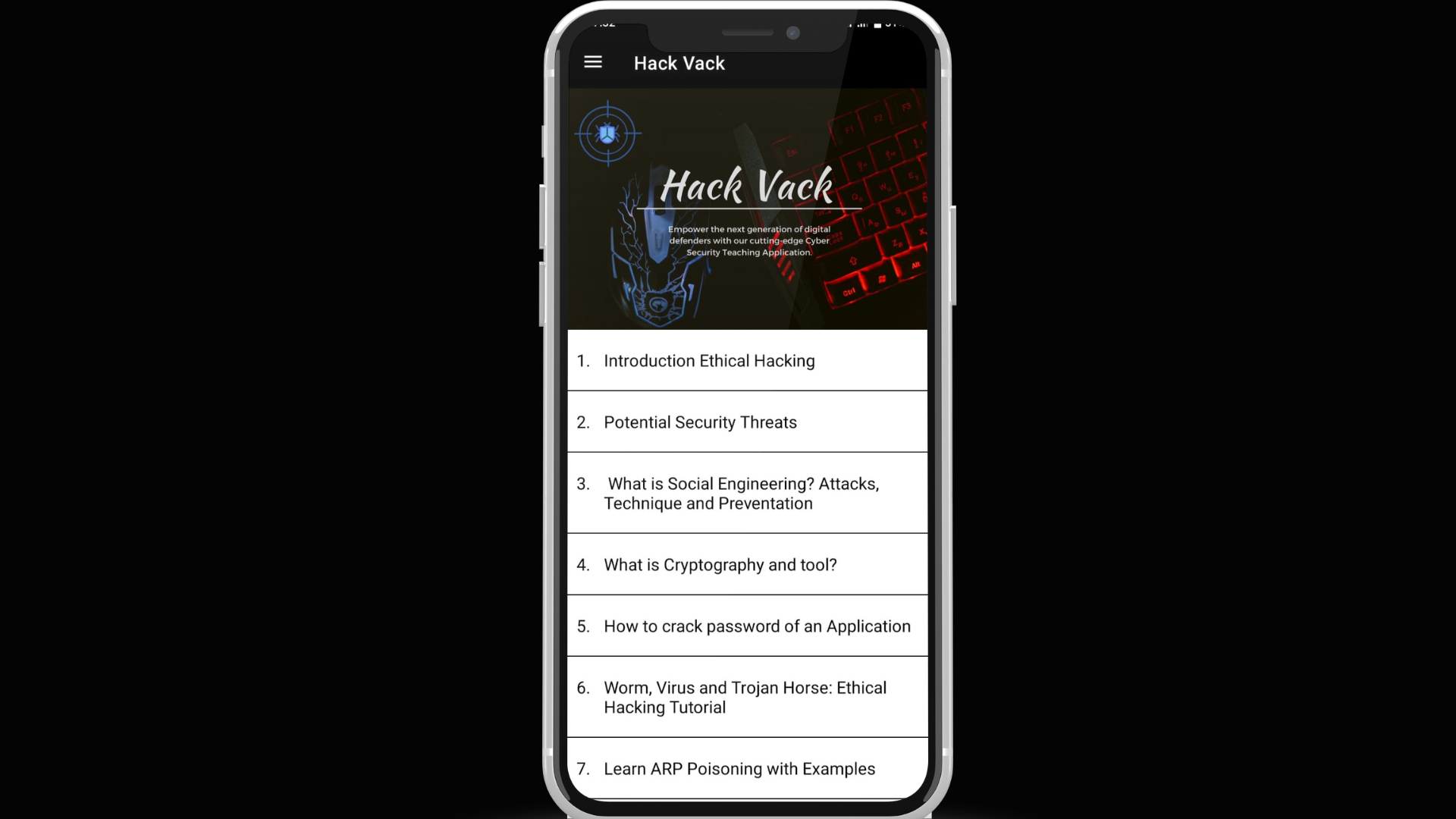 Hack Vack: For Cyber Security - App on Amazon Appstore