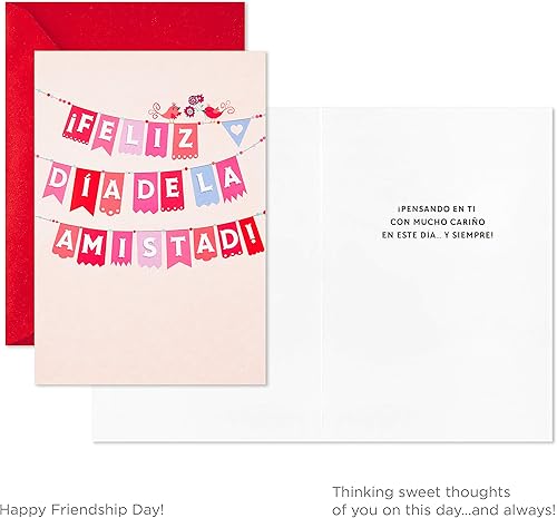 Miniatura 2 de Hallmark Vida - Surtido de tarjetas españolas para el día de San Valentín para niños, 8 tarjetas del día de San Valentín con sobres (Feliz Día de