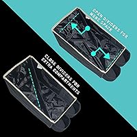 Vista 6 de FH Group E-Z Travel Multi-Use Car Organizer with Cup Holders Back Seat Storage Black