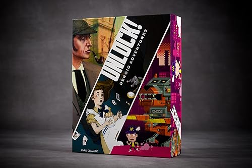 Miniatura 3 de Asmodee UNLOCK! Juego de cartas Heroic Adventures - Aventura cooperativa inspirada en la sala de escape, divertido juego familiar para niños y