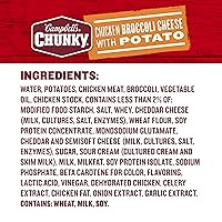 Vista 3 de Sopa Campbell’s Chunky, Sopa de Pollo con Brócoli y Queso, 18.8 Oz Lata (Caja de 12)