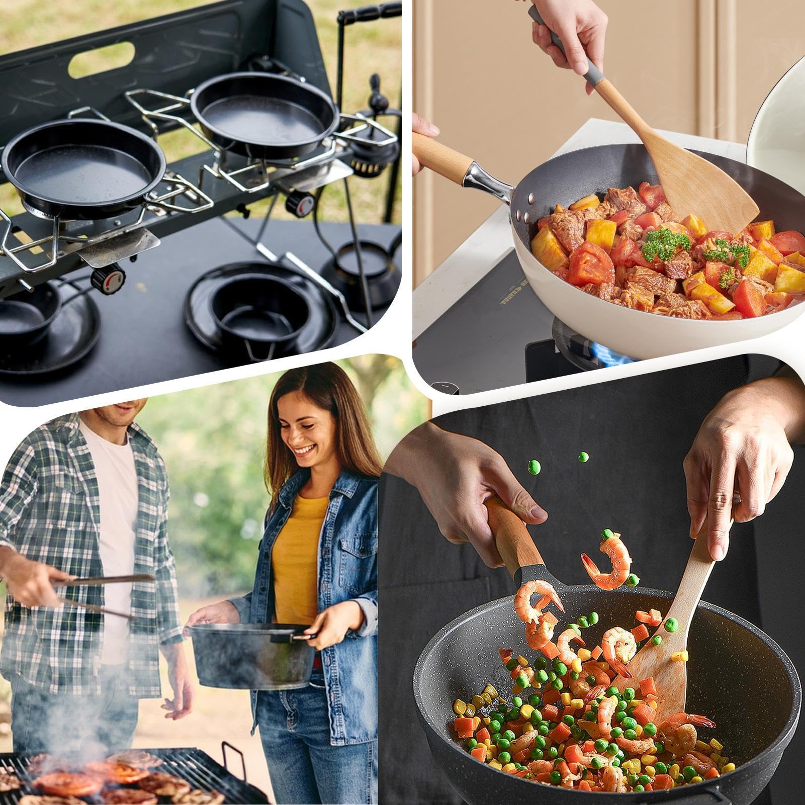 Universal Mango Reemplazo Extraíble Resistente Al Calor | Asa Desmontable Ergónomico Anti Escaldante | Agarre De Repuesto Antideslizante para Ollas Sartenes Woks Platos Cuencos Cocina Hogar Camping — view 5
