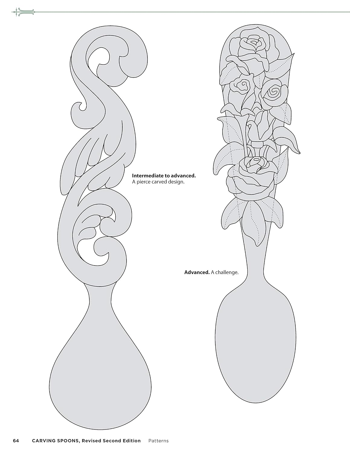 Carving Spoons, Revised Second Edition: Welsh Love Spoons, Celtic Knots, and Contemporary Favorites (Fox Chapel Publishing) 45 Full-Size Patterns & Step-by-Step Photos to Carve Your First Wooden Spoon