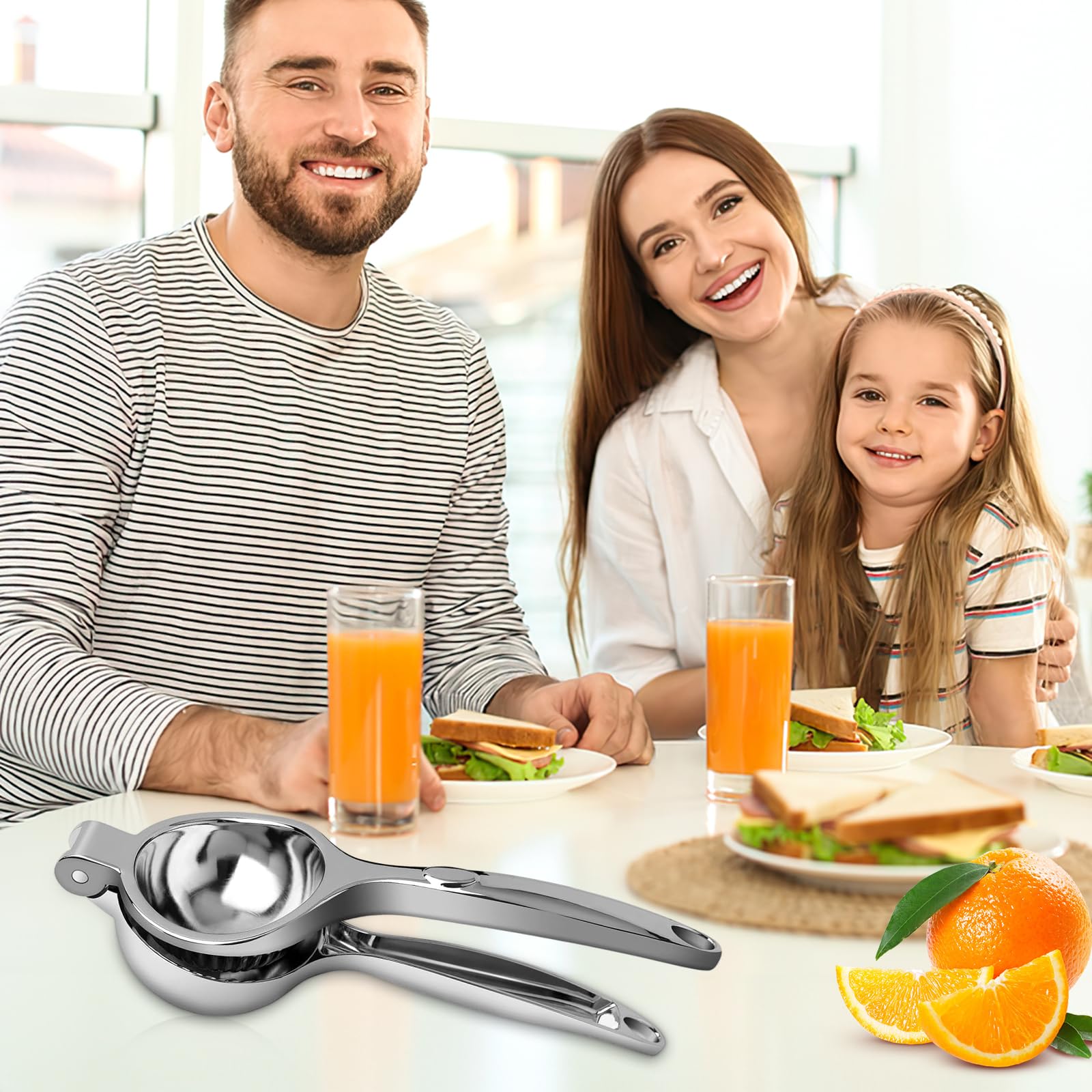 Spremiagrumi Manuale,Anti-Caustico Spremi Lime,Spremi Lime Barman-Incluso Grattugia Per Limone,Spremi Limone Manuale 7cm Diametro,Spremi Agrumi Manuale,Spremi Limone Per Cucina,Bar