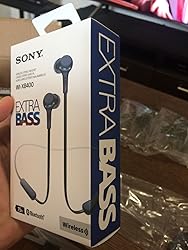 Sony Wi-XB400 Wireless in-Ear Extra Bass Headphones, Black (WIXB400/B ...