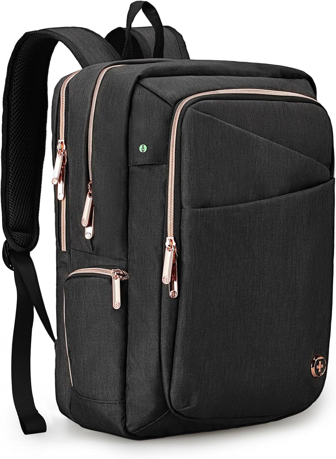 Swissdigital Design Business Laptop Backpack For Women,With USB Charging Port Computer Work Backpack,Fits 15.6 Inch Laptop Travel Casual Backpack,Black | SD1006-01