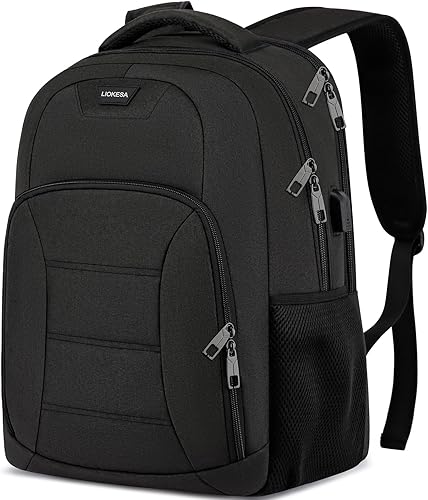 Mochilas escolares para adolescentes, niños y niñas, mochila para laptop con puerto de carga USB, mochila universitaria resistente al agua de 15.6