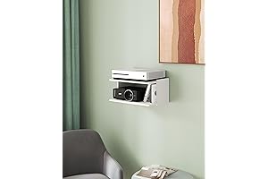 Projector Shelf for Wall Mount, No Drill Game Shelf Stand for Xbox Series S/X