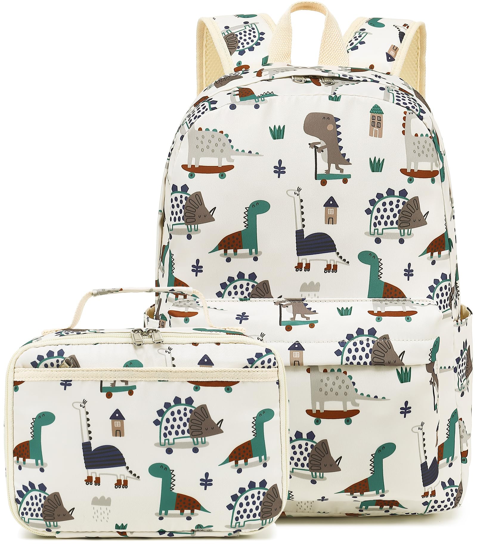 LEDAOU Kids School Backpack with Lunch Box
