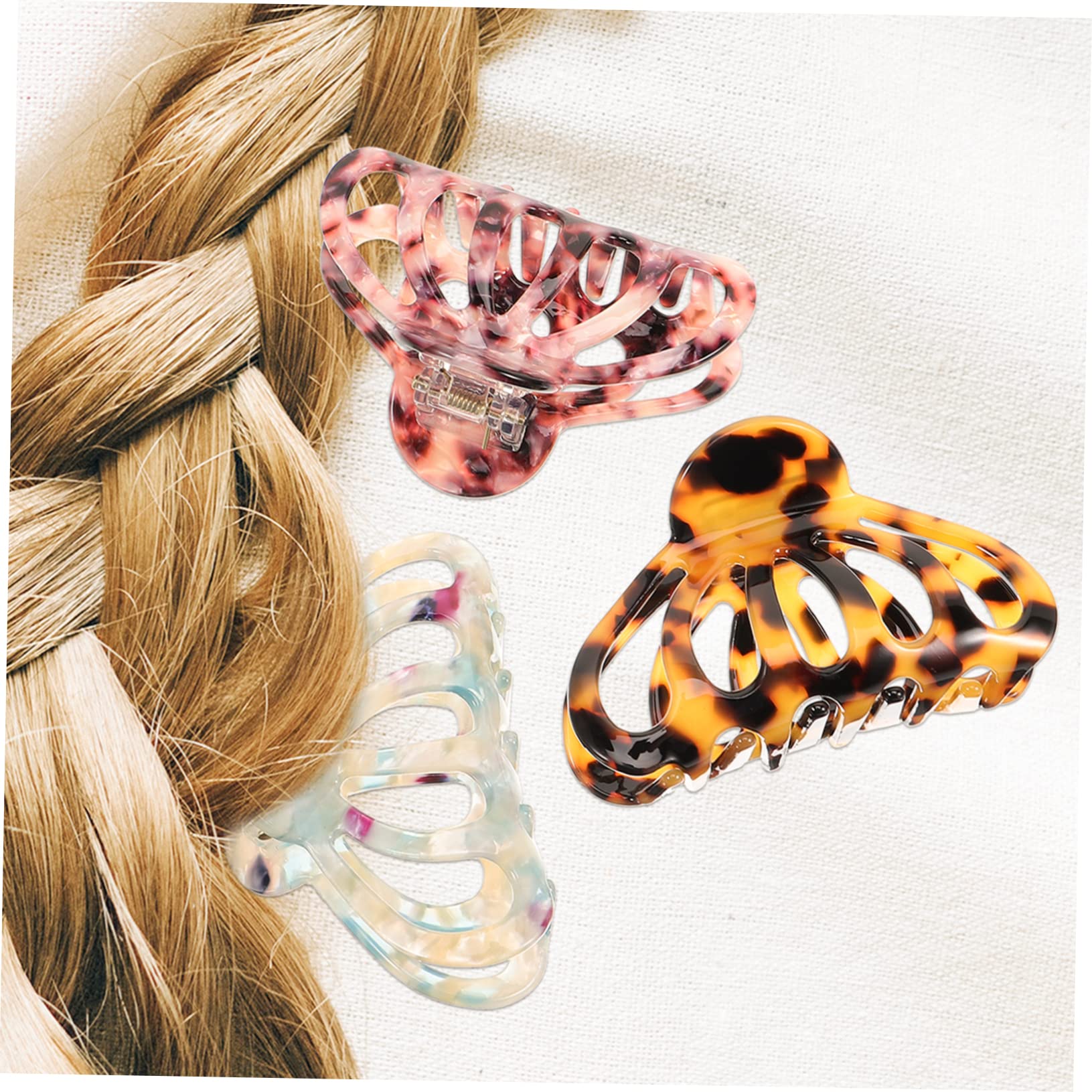 12 Piezas Pinza Para Láminas De Acetato Pinzas Para Cabello Grueso Pinzas Para El Cabello Para Cabello Grueso Para El Cabello Hoja De Acetato Chica Largo