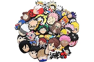 50 Pack Naruto Shoe Charms for Men and Women, Perfect Party Favors and Decorations